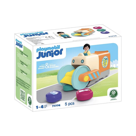 PLAYMOBIL Junior: Push And Grab Garbage - Multi/patterned - ONE SIZE