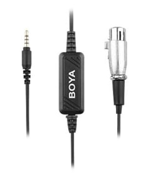 Boya By-bca6 Xlr-3,5mm Svart, Sølv Boya By-bca6 Xlr-3,5mm Svart, Sølv