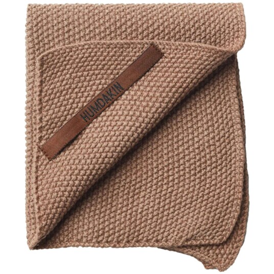 Humdakin Knitted Dish Cloth  Coal Oppvaskklut Latte