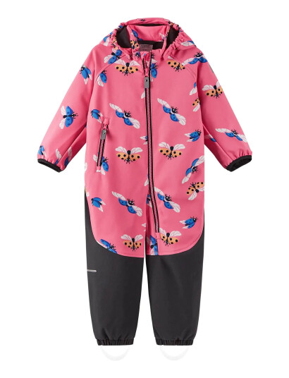 Reima Softshell Overall Mjosa Pink 80 Reima Softshell Overall Mjosa Pink 80