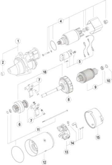 MAHLE MS 68 Starter MAHLE MS 68 Starter