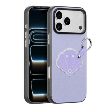 Dux Ducis iPhone 17 Pro Max Luvy-deksel med fingerring/håndstropp Lilla / skall