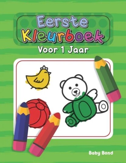 Eerste Kleurboek Voor 1 Jaar Av Baby Bond
