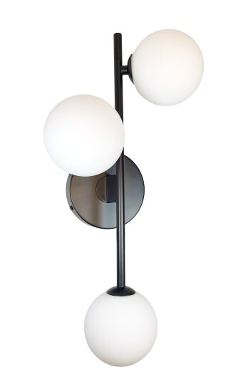NorDesign Emrik vegg/tak lampe - Svart/Opal NorDesign Emrik vegg/tak lampe - Svart/Opal