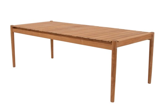 Sunzo Hampton spisebord Teak 220x95 cm Brun Sunzo Hampton spisebord Teak 220x95 cm Brun