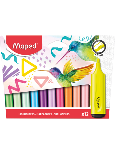 Maped Fluopeps Highlighters set 12 ass.
