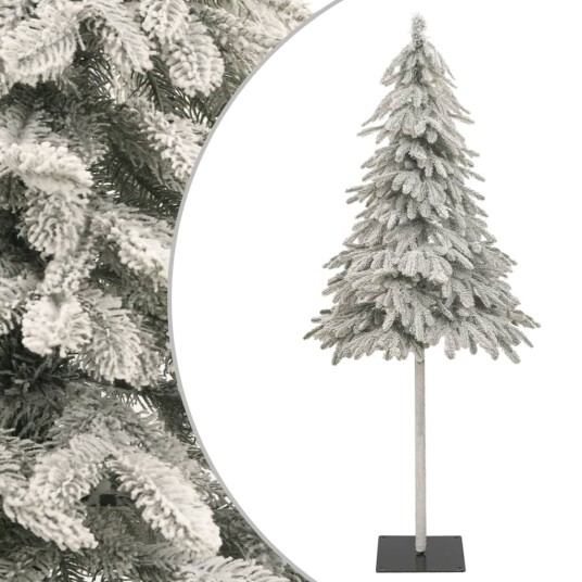 vidaXL Kunstig juletre med flokket snø 150 cm