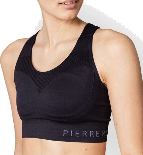 Pierre Robert Sports-bh medium Support - blåck M Pierre Robert Sports-bh medium Support - blåck M