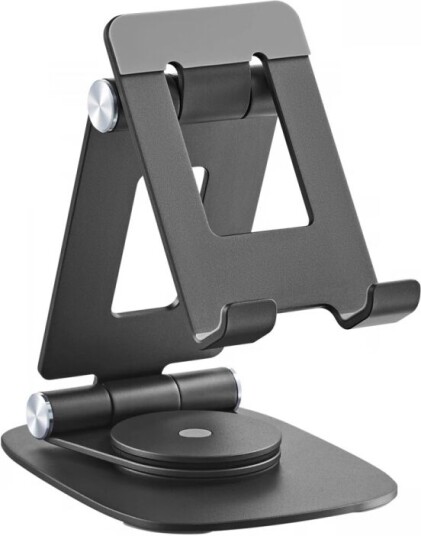 Maxmount Aluminium Tablett Og Mobilholder - Svart Maxmount Aluminium Tablett Og Mobilholder - Svart