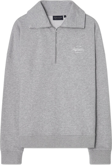 Lexington Clothing Half Zip Sweatshirt Grey M