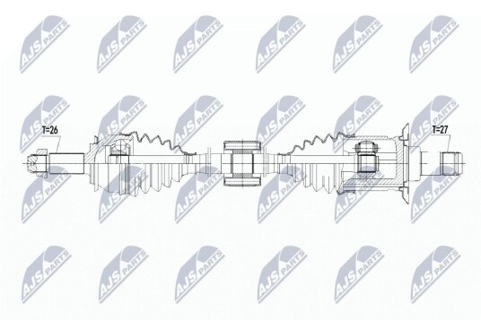 Nty Drivaksel NTY NPW BM 103