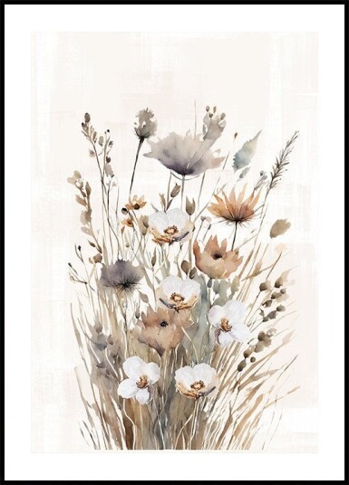 Wild grasses 3 Poster Plakat / 30x40cm