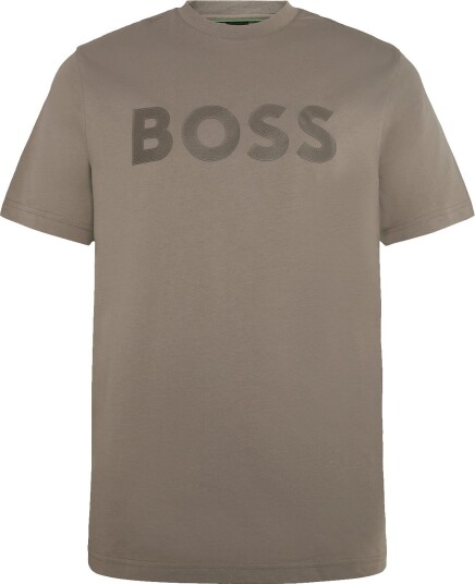 BOSS Ts_Structure Logo LIGHT/PASTEL GREEN M