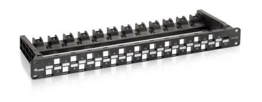 Equip 769225 Cat6a Sort Fiberglass Polykarbonat Rackmontering 1U Rohs Equip 769225 Cat6a Sort Fiberglass Polykarbonat Rackmontering 1U Rohs