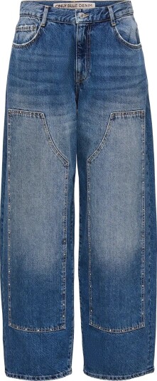 ONLY Onlzoey Lw Barrel Red Dnm Dot DARK BLUE DENIM 27 x 32 ONLY Onlzoey Lw Barrel Red Dnm Dot DARK BLUE DENIM 27 x 32