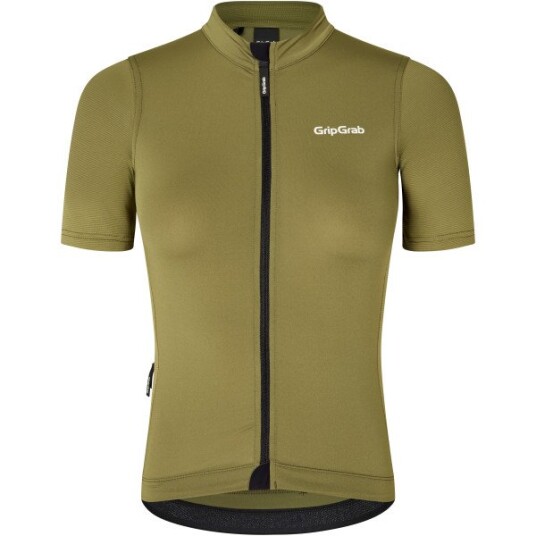 Gripgrab Women's Ride Short Sleeve Jersey Olive Green L, Olive Green