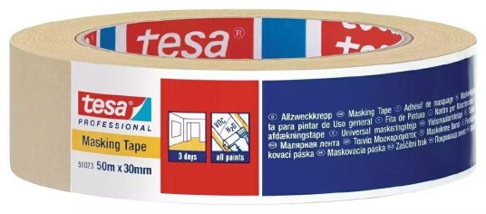 Tesa Maskeringstape 51023 50m x 25mm
