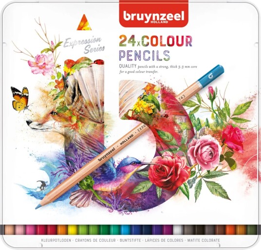 Bruynzeel Fargeblyant Bruynzeel Sett 24Stk