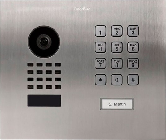 Doorbird D1101KH Moderne Videodørtelefon (Innfelt) Rustfritt Stål V2A