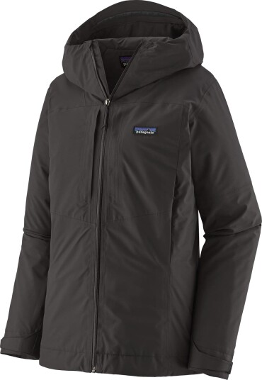 Patagonia Women"s Insulated Boulder Fork Rain Jacket Black M