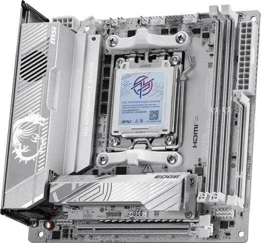 MSI MPG X870I EDGE Ti Evo WiFi Hovedkort AM5 DDR5 Mini-ITX MSI MPG X870I EDGE Ti Evo WiFi Hovedkort AM5 DDR5 Mini-ITX