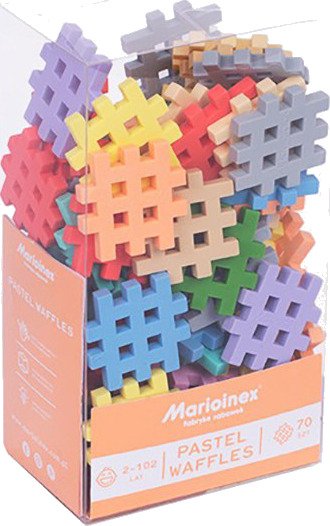 Marioinex Mini Pastell Byggeklosser 70 Deler - Kreativ Leker for Barn