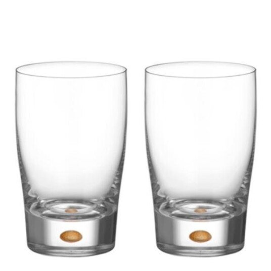 Orrefors Intermezzo tumbler 25 cl 2 stk gull Orrefors Intermezzo tumbler 25 cl 2 stk gull