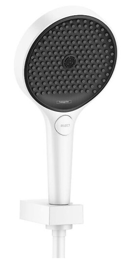 Hansgrohe Rainfinity 130 hånddusjsett Hånddusj med 3 stråletyper, Hvit