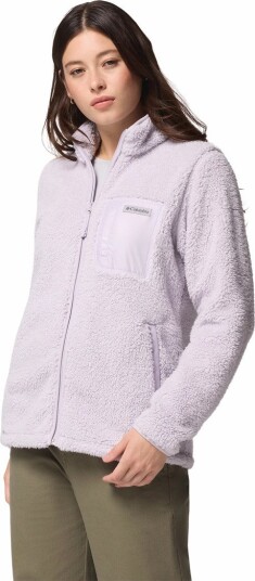 Columbia Sportswear Columbia Women's West Bend Full Zip II Fleece Jacket Lavender Pearl S