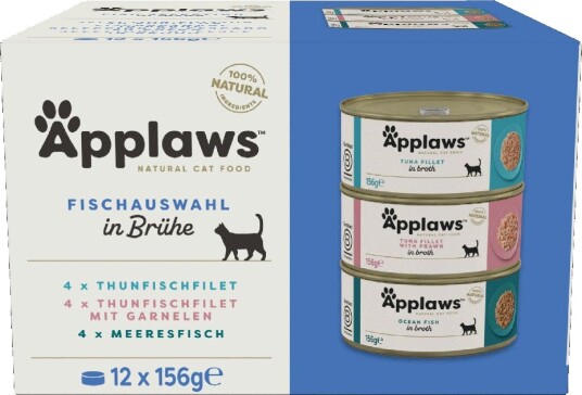 Applaws Fisk I Buljong 12 X 156 G