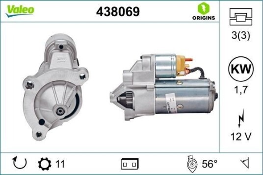 VALEO 438069 Starter VALEO 438069 Starter