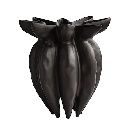 Lotus Vase stor 60 cm Kaffe
