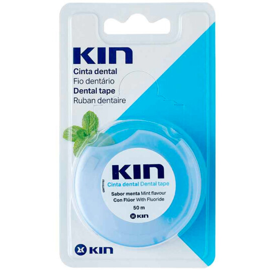 Tanntråd uten PFAS KIN Dental Tape Mint 50 mtr. Tanntråd uten PFAS KIN Dental Tape Mint 50 mtr.