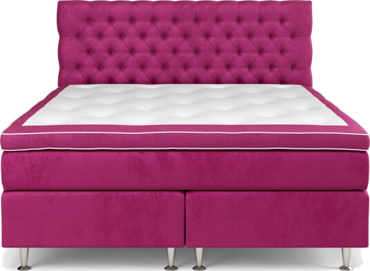 Celine Kontinentalseng 180x200 cm Rosa/Fløyel