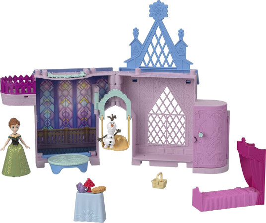 Frost Disney Frozen Storytime Stackers Playset, Anna’s Arendelle Castle Dollhouse With Small Doll - Multi/patterned - ONE SIZE Frost Disney Frozen Storytime Stackers Playset, Anna’s Arendelle Castle Dollhouse With Small Doll - Multi/patterned - ONE SIZE