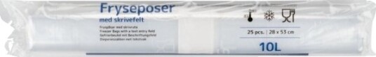 Frysepose Abena Cater Line 10 L Klar Ldpe/Jomfruelig 28X53 Cm 25 Ruller Med 25 Stk. Per Rull Frysepose Abena Cater Line 10 L Klar Ldpe/Jomfruelig 28X53 Cm 25 Ruller Med 25 Stk. Per Rull