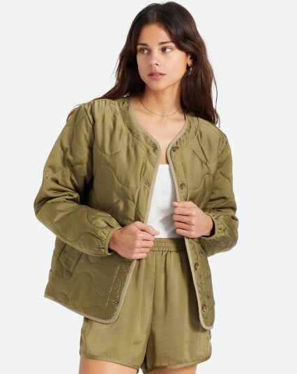 Brixton Flight Padded Jacket Oliven
