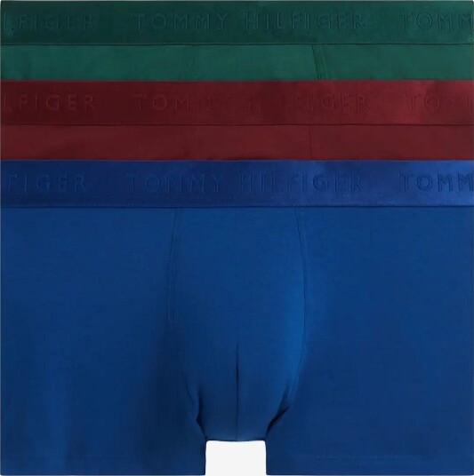 Tommy Hilfiger 3P Trunk - ORNA GREEN BURGUNDY OPULENT BLUE - S Tommy Hilfiger 3P Trunk - ORNA GREEN BURGUNDY OPULENT BLUE - S