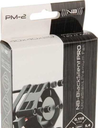 Noiseblocker Blacksilentpro Pm-2 Vifte 4cm 9.2 M³/T Sort