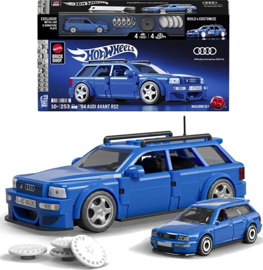 Mattel Hot Wheels '94 Audi Avant Rs2 Building Toy Kit 253 Pieces For Collectors Blue One Size Mattel Hot Wheels '94 Audi Avant Rs2 Building Toy Kit 253 Pieces For Collectors Blue One Size
