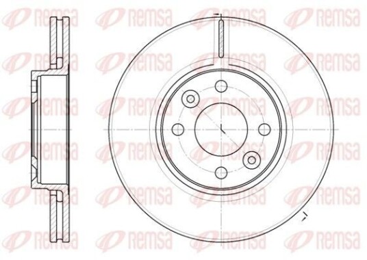 Bremseskive REMSA 6683.10