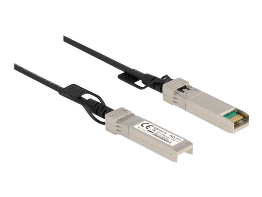 Delock - Direktekoblingskabel - Sfp+ (Hann) Til Sfp+ (Hann) - 1 M - 4 Mm - Toakset - Sff-8431/Sff-8432 - Passiv - Svart