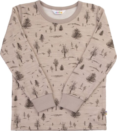 Joha Kids ull/bambus trøye beige (90) 90