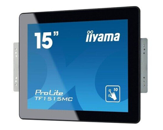Iiyama ProLite TF1515MC-B2 15" Berøringsskjerm LED-skjerm med 1024x768 oppløsning - Svart