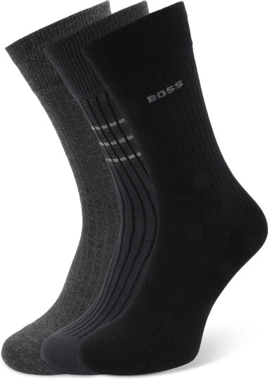 BOSS 3P Rs Rib Stripe Cc Grey 40 46