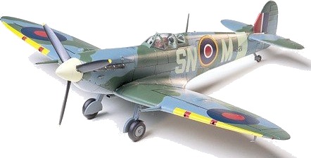 Tamiya 1/48 byggesett Supermarine Spitfire Mk.Vb Tamiya 1/48 byggesett Supermarine Spitfire Mk.Vb