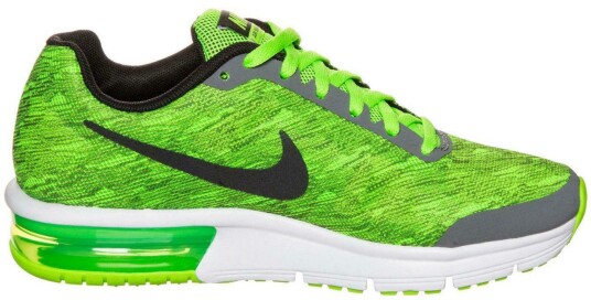 NIKE  Kids Air Max Sequent Print GS Sneakers   Green 36 1/2