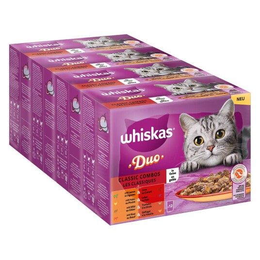 Whiskas Jumbopakke Duo Porsjonsposer 96 X 85 G Classic Combos I Gelè Whiskas Jumbopakke Duo Porsjonsposer 96 X 85 G Classic Combos I Gelè