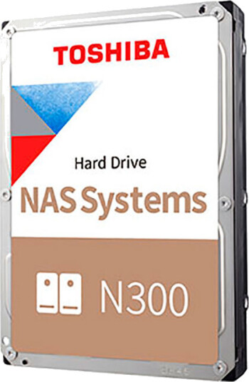 Toshiba N300 18TB NAS Harddisk 3,5" SATA 7200RPM med 512MB Buffer