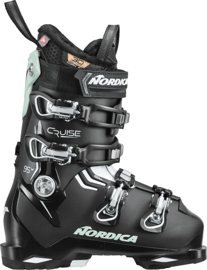 Nordica The Cruise 95 W GW Skistøvler Dame Black/Green/White 24,5 Nordica The Cruise 95 W GW Skistøvler Dame Black/Green/White 24,5